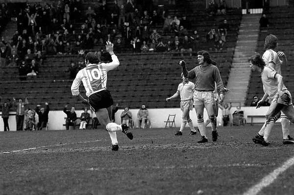 Sheffield United 2 v. Reading 0. Division Three Football. February 1981 MF01-26-015