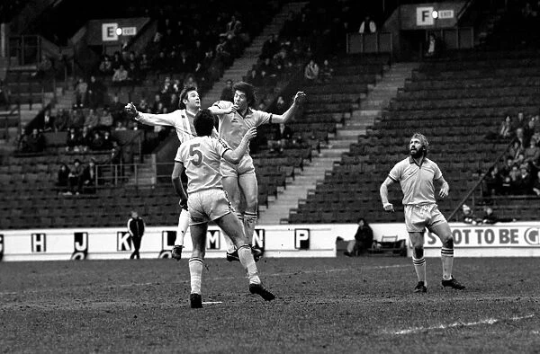 Sheffield United 2 v. Reading 0. Division Three Football. February 1981 MF01-26-021