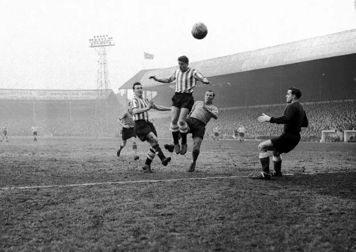 Framed Print : Sheffield United v Watford football match at Bramhall Lane 1960 Framed Print : Sheffield United v Watford football match at Bramhall Lane 1960