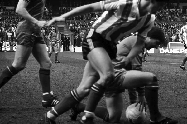 Sheffield Utd 0 v. Bournemouth 0. April 1982 MF06-39-006 Local Caption Division 4