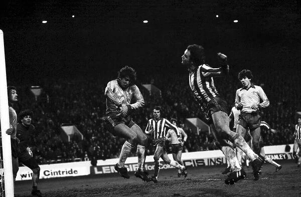 Sheffield Wednesday 0 v. Chelsea 0. Division Two Football. January 1981 MF01-08-007