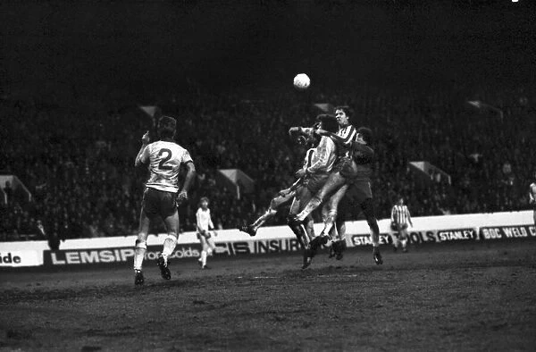 Sheffield Wednesday 0 v. Chelsea 0. Division Two Football. January 1981 MF01-08-020