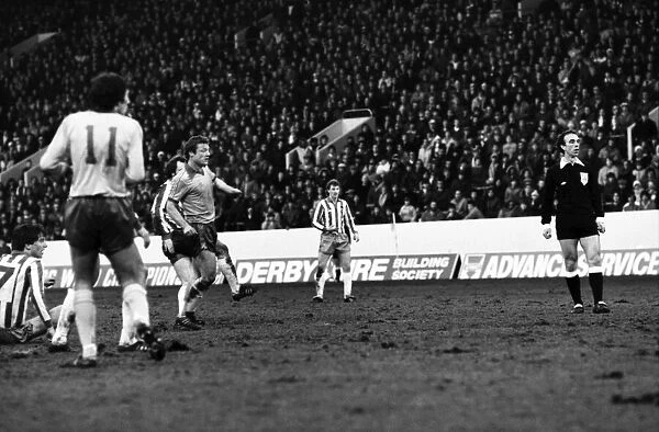 Sheffield Wednesday 0 v. Chelsea 0. Division Two Football. January 1981 MF01-08-049