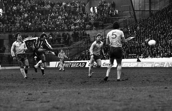 Sheffield Wednesday 0 v. Chelsea 0. Division Two Football. January 1981 MF01-08-030