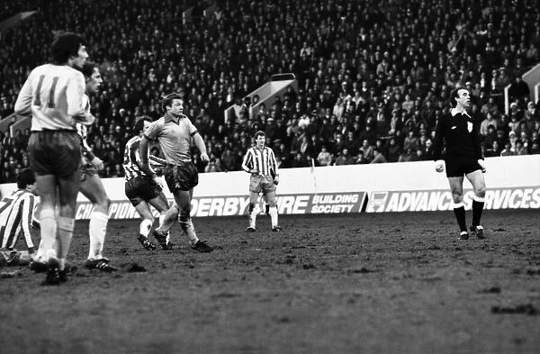 Sheffield Wednesday 0 v. Chelsea 0. Division Two Football. January 1981 MF01-08-050