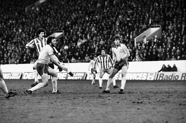 Sheffield Wednesday 0 v. Chelsea 0. Division Two Football. January 1981 MF01-08-032