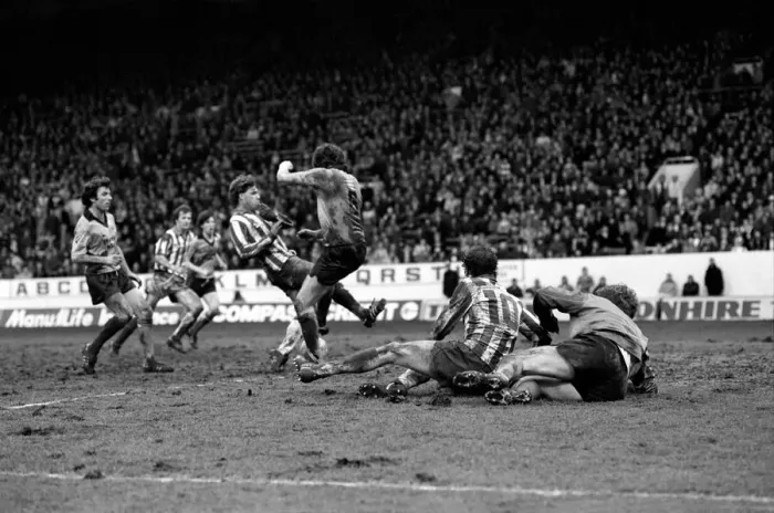 Framed Print : Sheffield Wednesday 0 v. Derby County 0. Division Two Football. March 1981 MF01-41-002