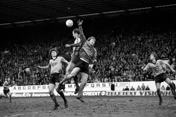 Framed Print : Sheffield Wednesday 0 v. Derby County 0. Division Two Football. March 1981 MF01-41-004 Framed Print : Sheffield Wednesday 0 v. Derby County 0. Division Two Football. March 1981 MF01-41-004