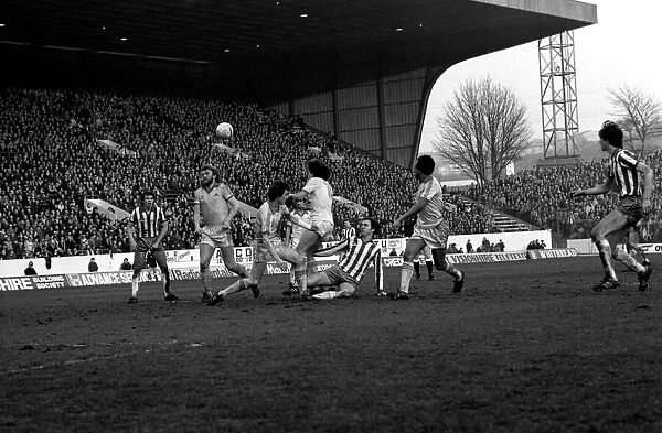 Sheffield Wednesday 1 v. Notts. County 2. Division Two Football. January 1981 MF01-20-002