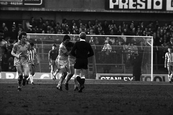 Sheffield Wednesday 1 v. Notts. County 2. Division Two Football. January 1981 MF01-20-025