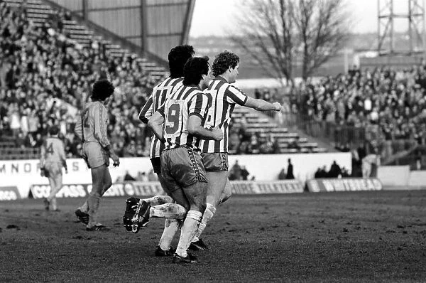 Sheffield Wednesday 3 v. Oldham 0. Division One Football. February 1981 MF01-31-009
