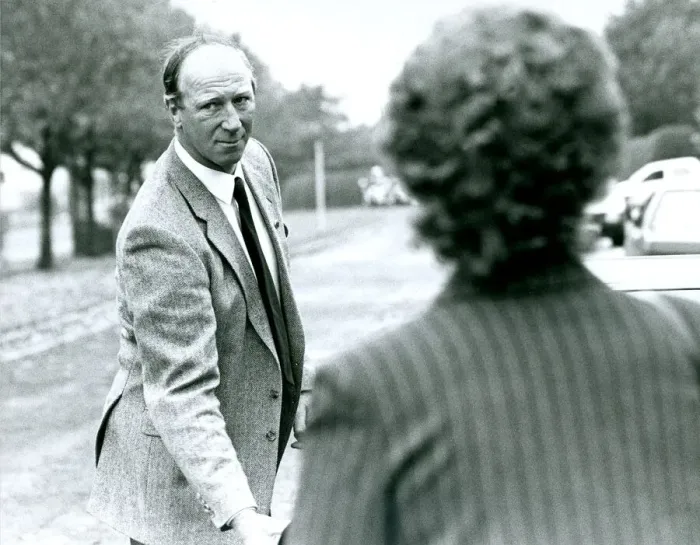 Framed Print : Sheffield Wednesday manager Jack Charlton in September 1983 Framed Print : Sheffield Wednesday manager Jack Charlton in September 1983