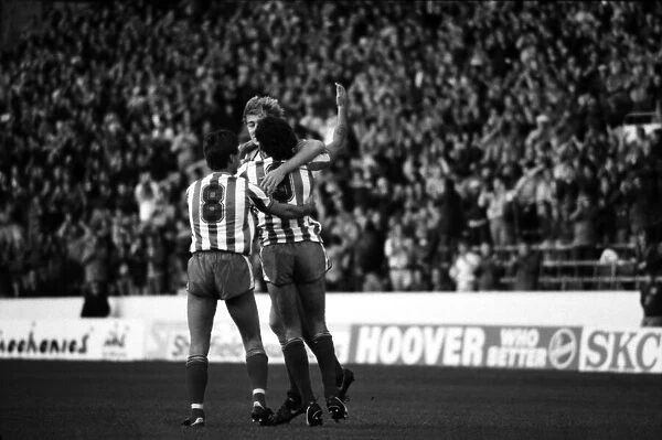 Sheffield Wednesday v. Leicester City. October 1984 MF18-05-020 The final score was a