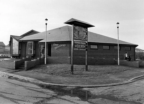 The Shieling Pub, Whitley Bay. 28th October 1987