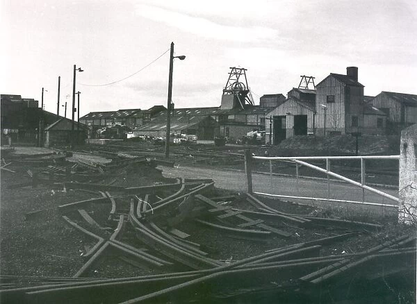 Shilbottle Colliery in March 1977