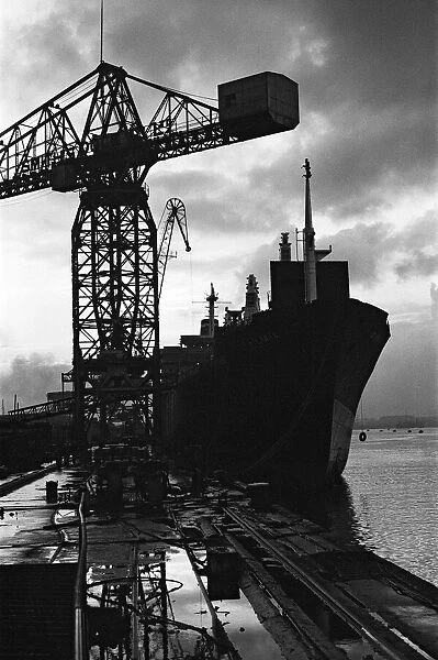 Shipbuilding at Smiths Dock. 1972