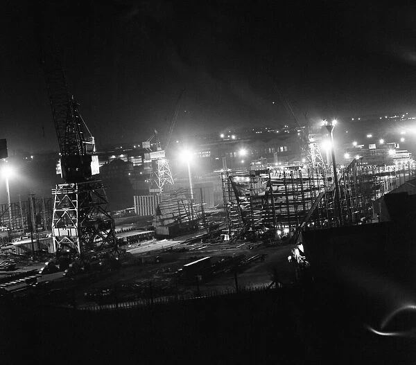 Shipbuilding Yard, Sunderland, 1st November 1971