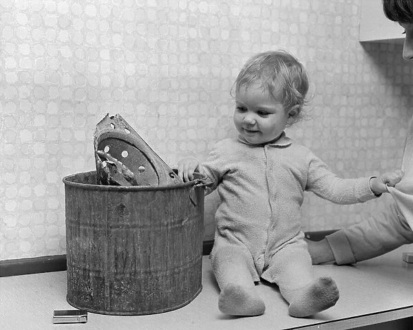 Shirley Ann Silcock got her head stuck in a mop bucket