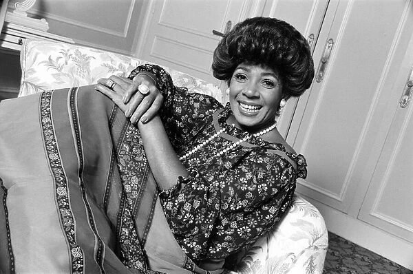 Shirley Bassey in Monte Carlo, August 1977
