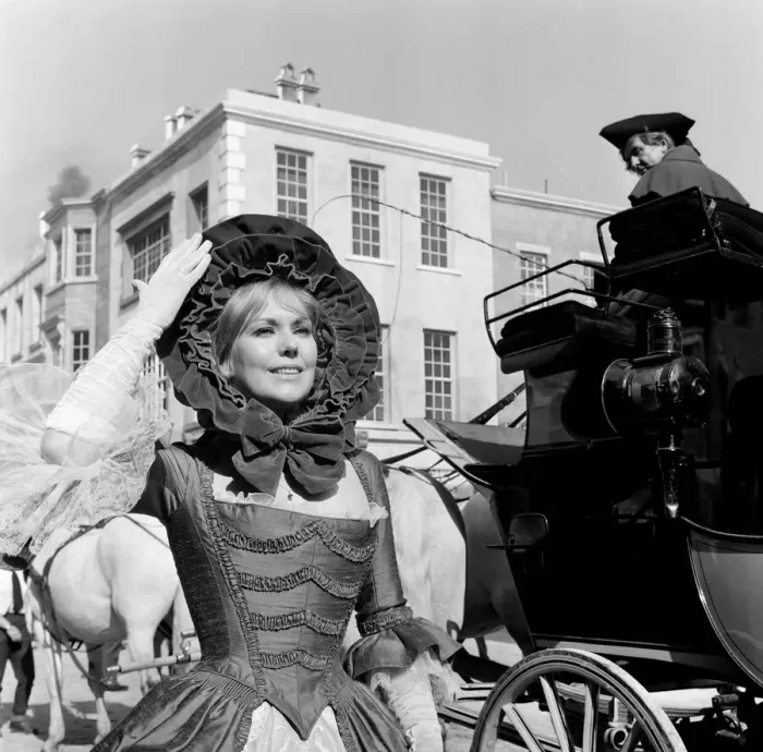 Framed Print : Shooting is in progress at Shepperton Studios on the film