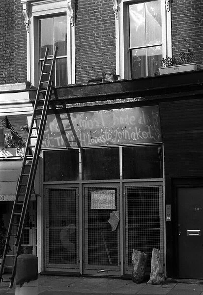 Shop called Sex December 1976 owned by Malcolm McLaren - 430 Kings Road London