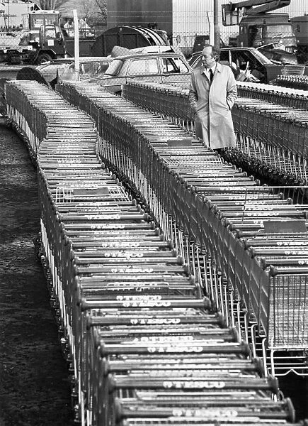 Shop - Food. Please, Sirs, can we have our trolleys back