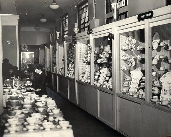 Shopping lewiss store china department argyle street Glasgow 1956