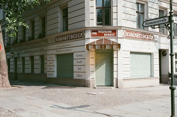 Shops & restaurants are closed in East Berlin, Germany 22nd September 1989