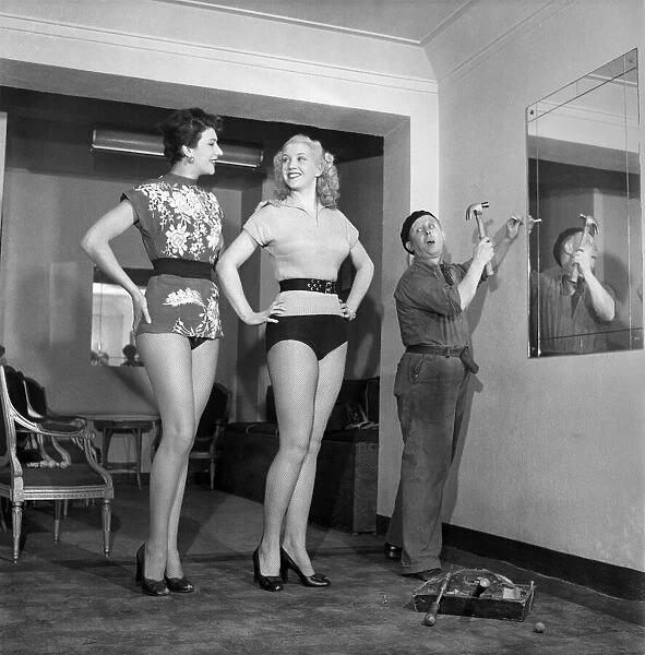 Showgirls. Denise McLaglen of Roe Road. November 1952 C5701