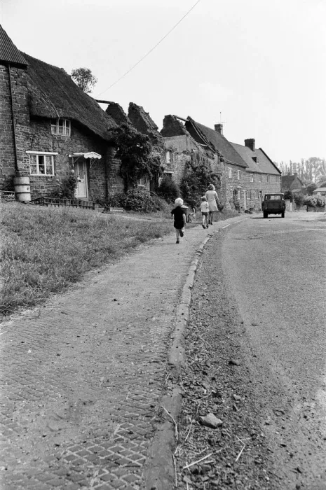 Framed Print : Shutford Village, Oxfordshire. 14th July 1969