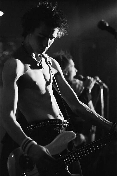 Sid Vicious of the Sex Pistols in Holland December 1977