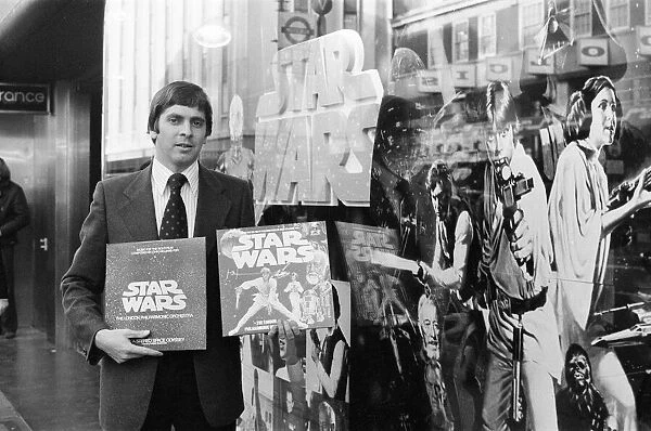 Side by Side, Star Wars Vinyl Records on Sale for 65 pence at Woolworth store, and 1