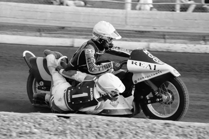 Framed Print : Sidecar Speedway, Smallmead, Reading, Monday 8th June 1992