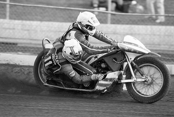 Sidecar Speedway, Smallmead, Reading, Monday 8th June 1992
