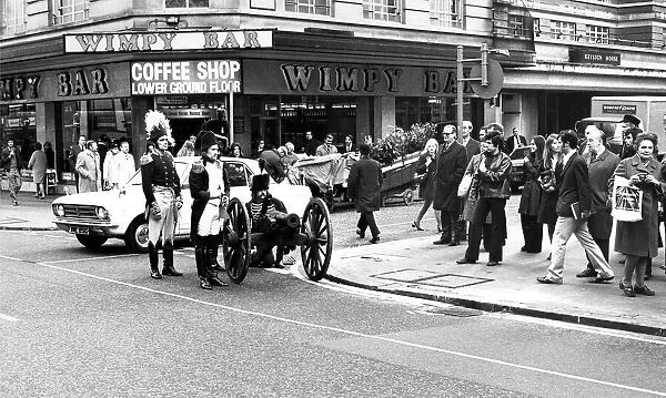 The siege of Oxford Street, 1972, was quashed in three minutes flat by a single traffic