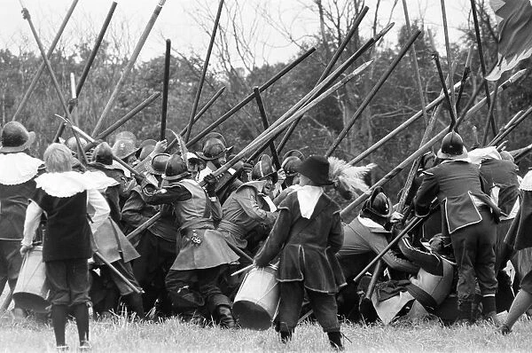 The Siege of Reading, 1643, Tilehurst. English Civil War, re-enactment