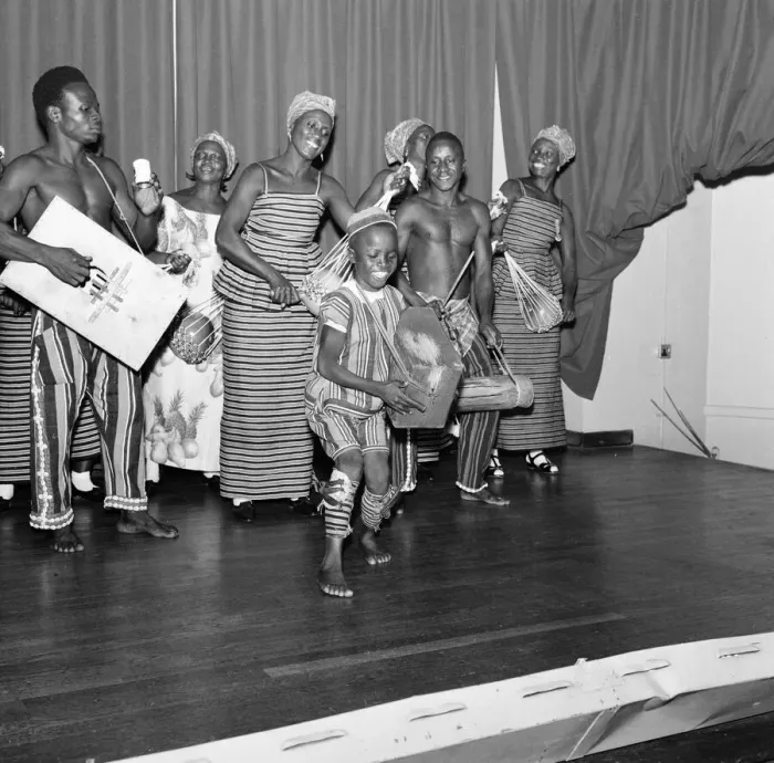 Framed Print : The Sierra Leone Dance Troupe rehearse at the London University Girls Hostel Framed Print : The Sierra Leone Dance Troupe rehearse at the London University Girls Hostel