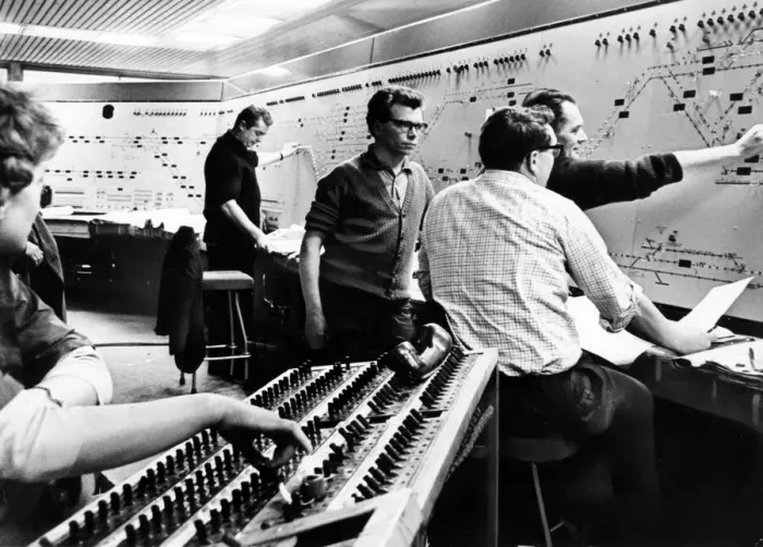 Framed Print : Signal Box, New Street Station, Birmingham, 4th January 1966. Push button signals Framed Print : Signal Box, New Street Station, Birmingham, 4th January 1966. Push button signals
