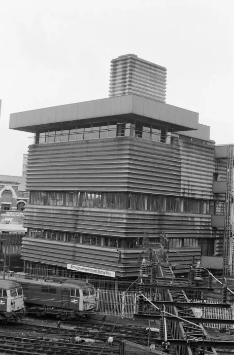 Framed Print : Signal Box, New Street Station, Birmingham, 3rd October 1983 Framed Print : Signal Box, New Street Station, Birmingham, 3rd October 1983