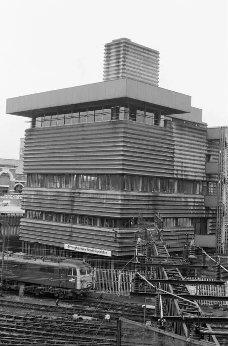 Framed Print : Signal Box, New Street Station, Birmingham, 3rd October 1983 Framed Print : Signal Box, New Street Station, Birmingham, 3rd October 1983