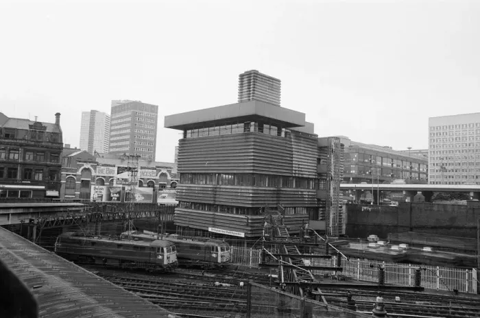 Framed Print : Signal Box, New Street Station, Birmingham, 3rd October 1983 Framed Print : Signal Box, New Street Station, Birmingham, 3rd October 1983