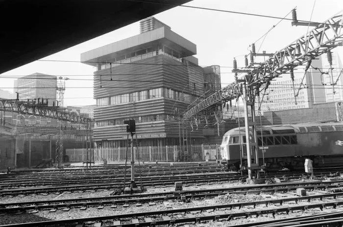 Framed Print : Signal Box, New Street Station, Birmingham, 13th May 1980 Framed Print : Signal Box, New Street Station, Birmingham, 13th May 1980