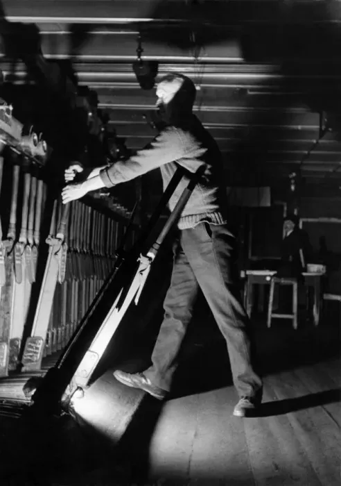 Framed Print : The signalman. February 1941 P 09187 Framed Print : The signalman. February 1941 P 09187