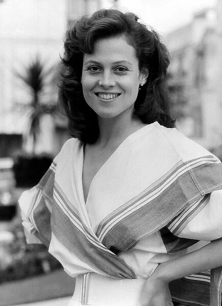 Sigourney Weaver Actress May 1983 outside the Dorchester