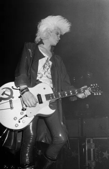 Framed Print : Sigue Sigue Sputnik in concert. 28th Feb 1986