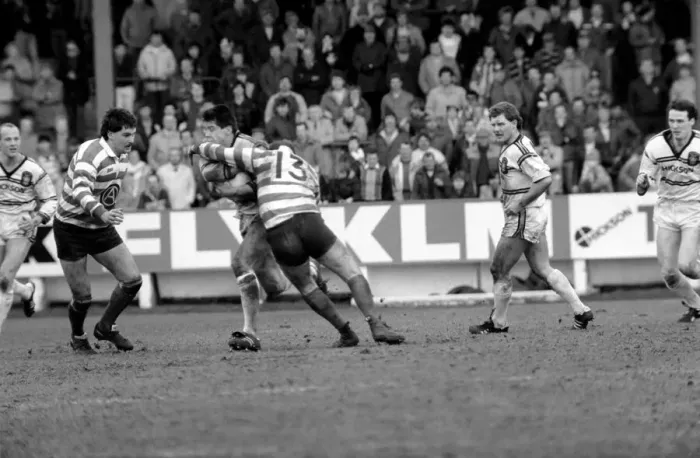 Framed Print : Silk Cut Challenge Cup Semi-final at Wigan. Castleford beat Oldham 18-17