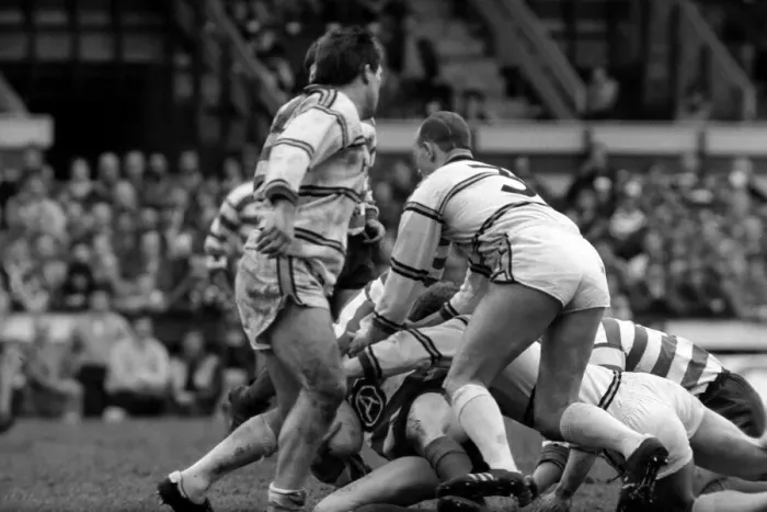 Framed Print : Silk Cut Challenge Cup Semi-final at Wigan on 22nd March 1986
