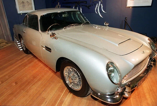 Silver Birch Aston Martin DB5, as featured in the James Bond movie Goldfinger April 1998