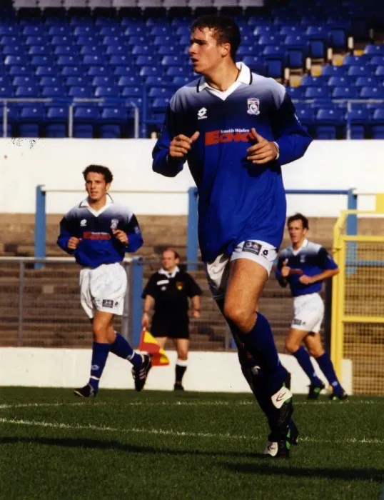 Framed Print : Simon Haworth, Cardiff City Football Player, 1995 - 1997