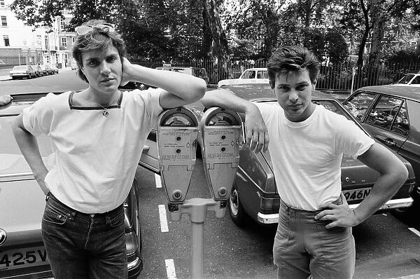 Simon Le Bon and Roger Taylor of Duran Duran, music group, 7th August 1981